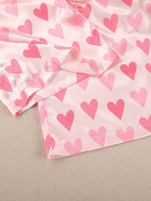 pajama set in fuchsia
