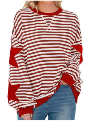 Light Blue sweatshirt with hip-length and pullover