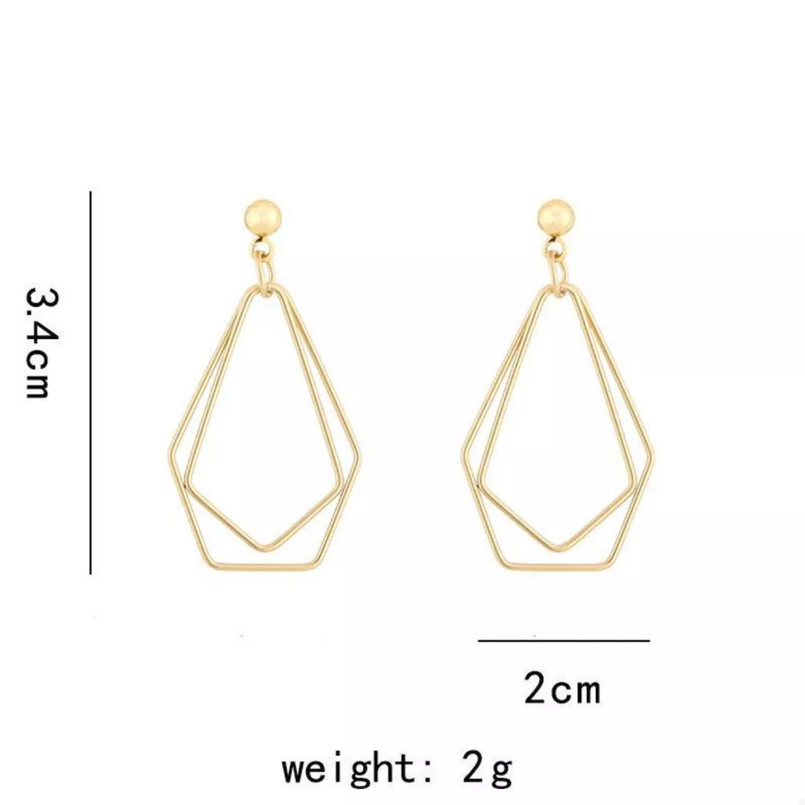 modern earrings in Gold with null