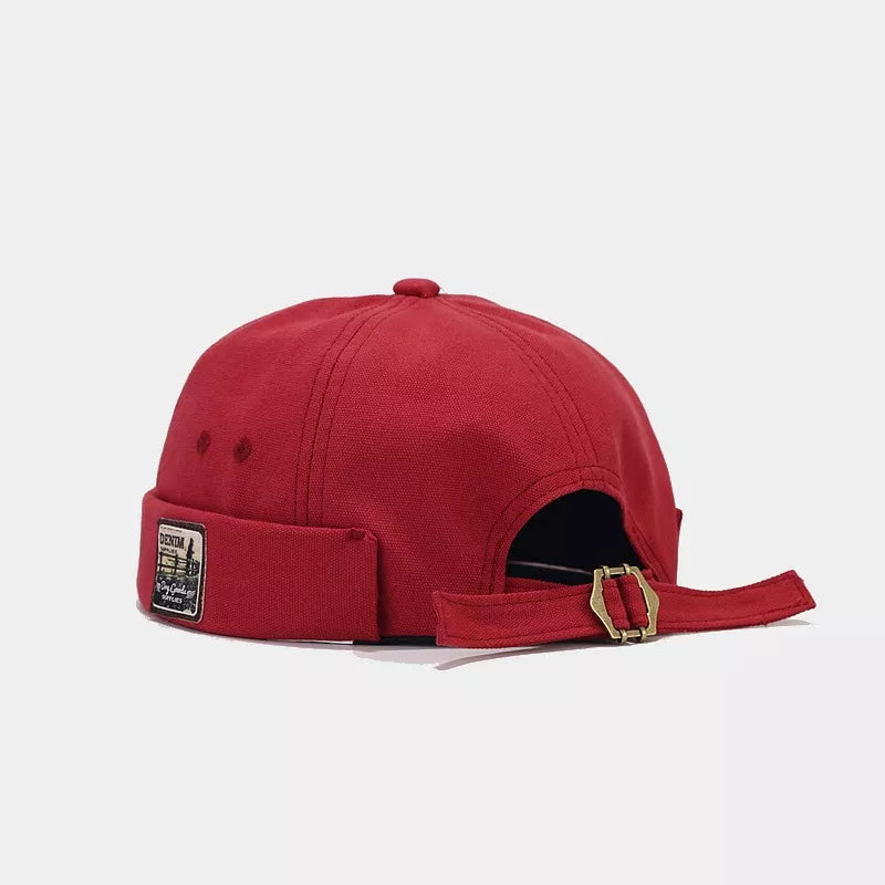 cotton Imported Size &amp hat in Caramel with fitted silhouette