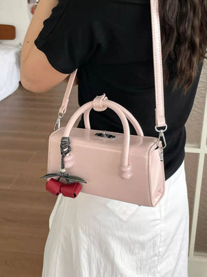 Top Handle Crossbody Bag in Black