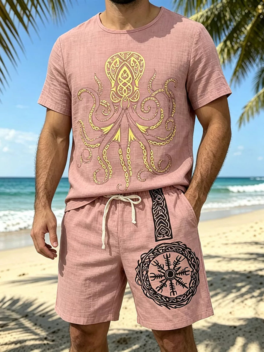 White Men S Full Size Round Neck Tee