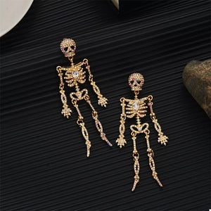 18K Gold-Plated,Alloy,Zircon Care instructions: Avoid wearing during exercise, a earrings in Gold with drop silhouette