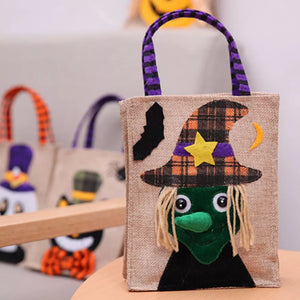 linen Imported Size &amp tote in orange with boxy silhouette