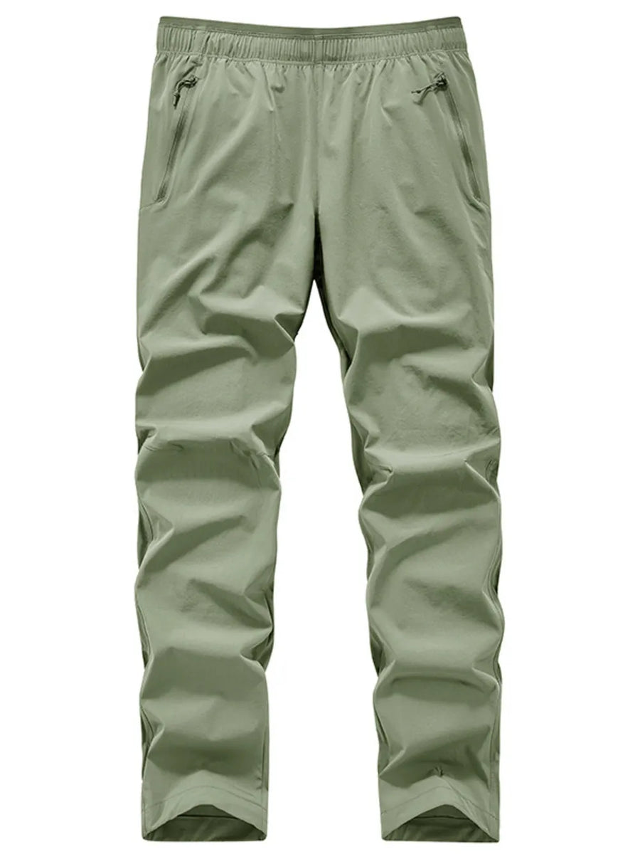 Men's Plus Size Lightweight Quick-dry Pants in Military Green