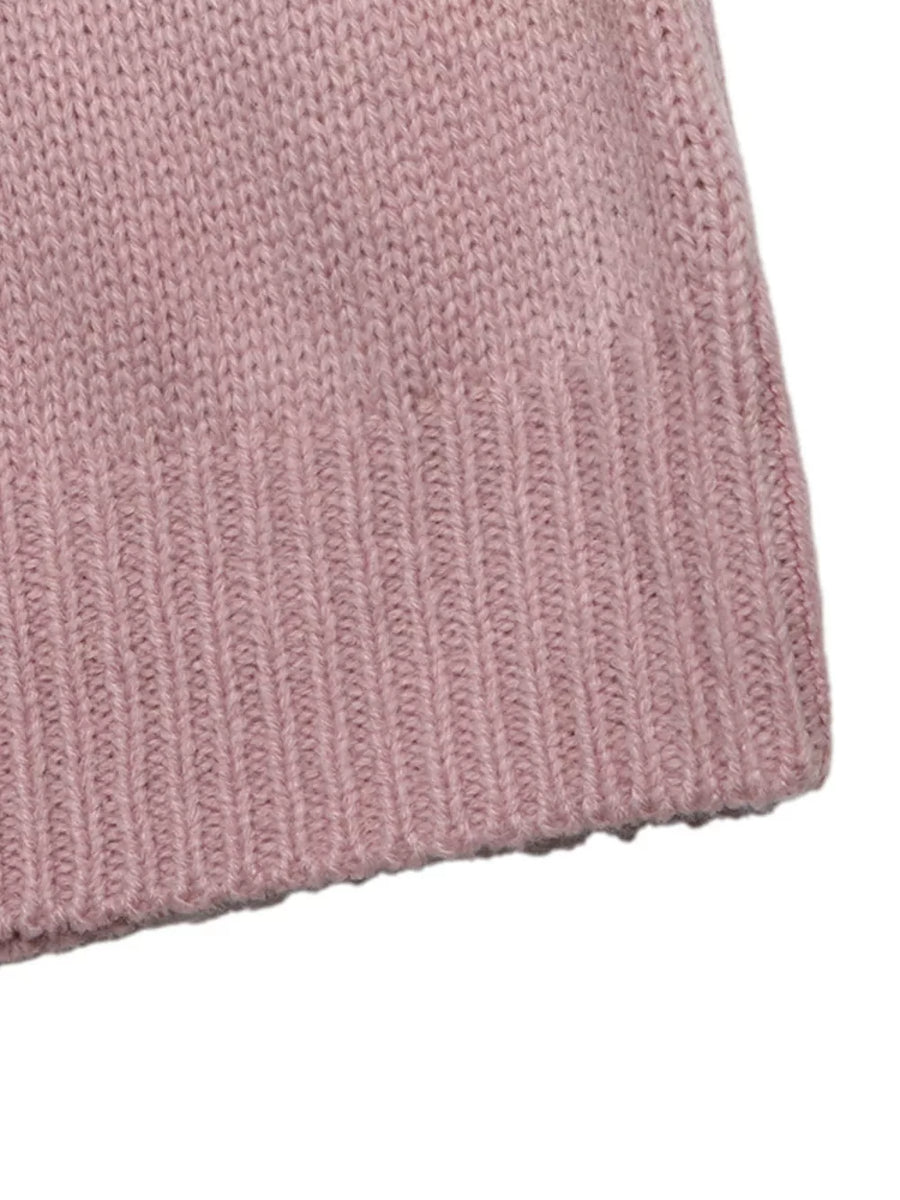 V-neck Openwork Long Sleeve Sweater option 9