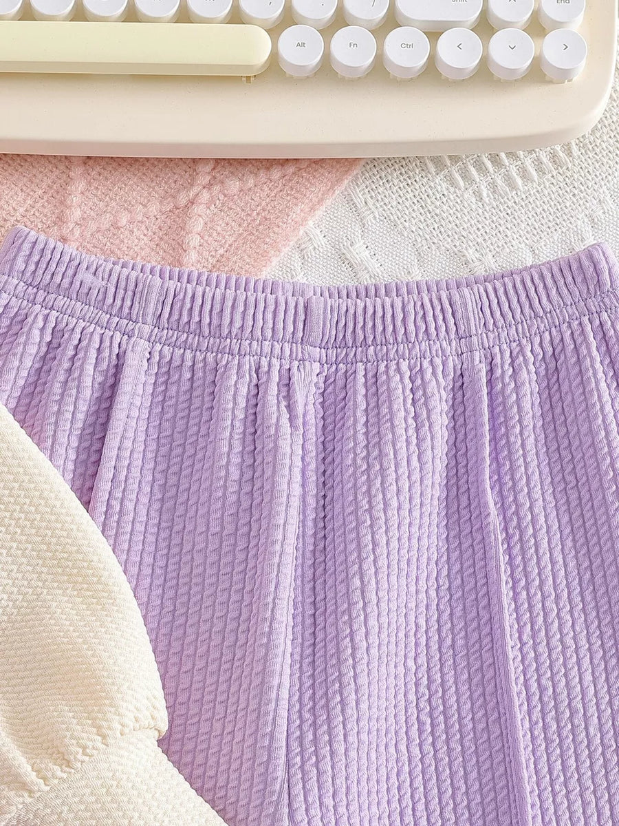 Light Purple, Children's Long Sleeve Top & Pants Set in Light Purple