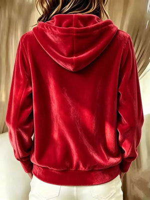 100% polyester Care instructions: Machine wash cold hoodie in Light Blue with relaxed silhouette