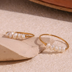 gold with ring with 18K gold-plated