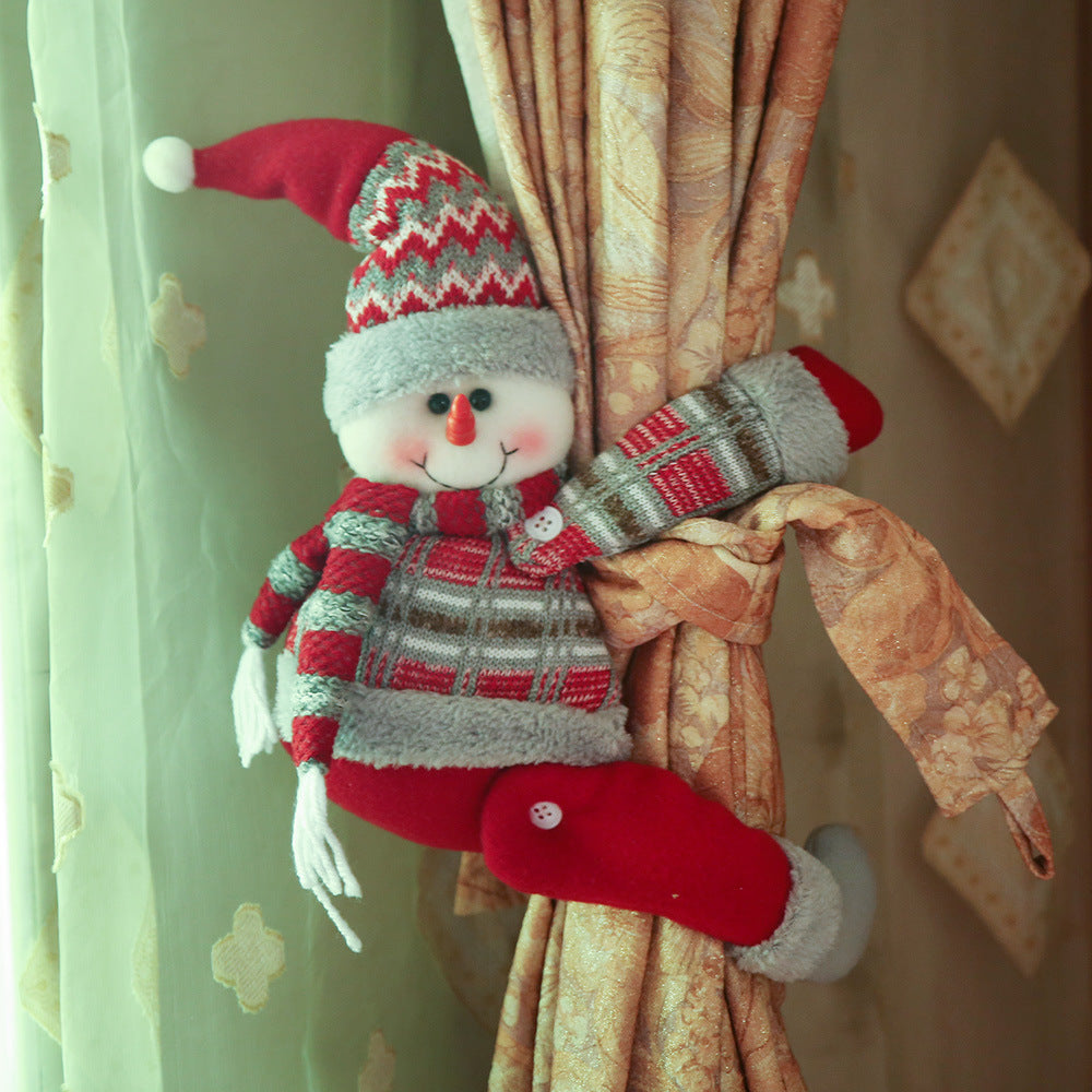Festive Santa Curtain Tieback