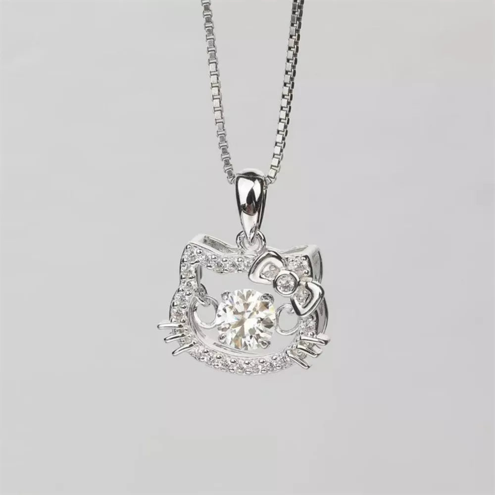 glam necklace in silver with null