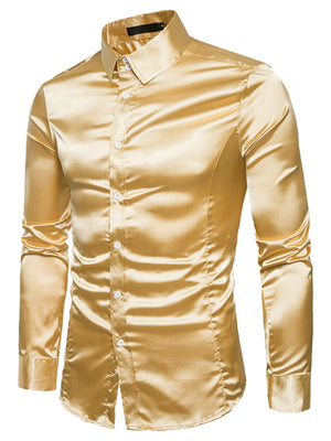 95%cotton,5%spandex Care instructions: Machine wash cold button-up shirt in Yellow with slim silhouette