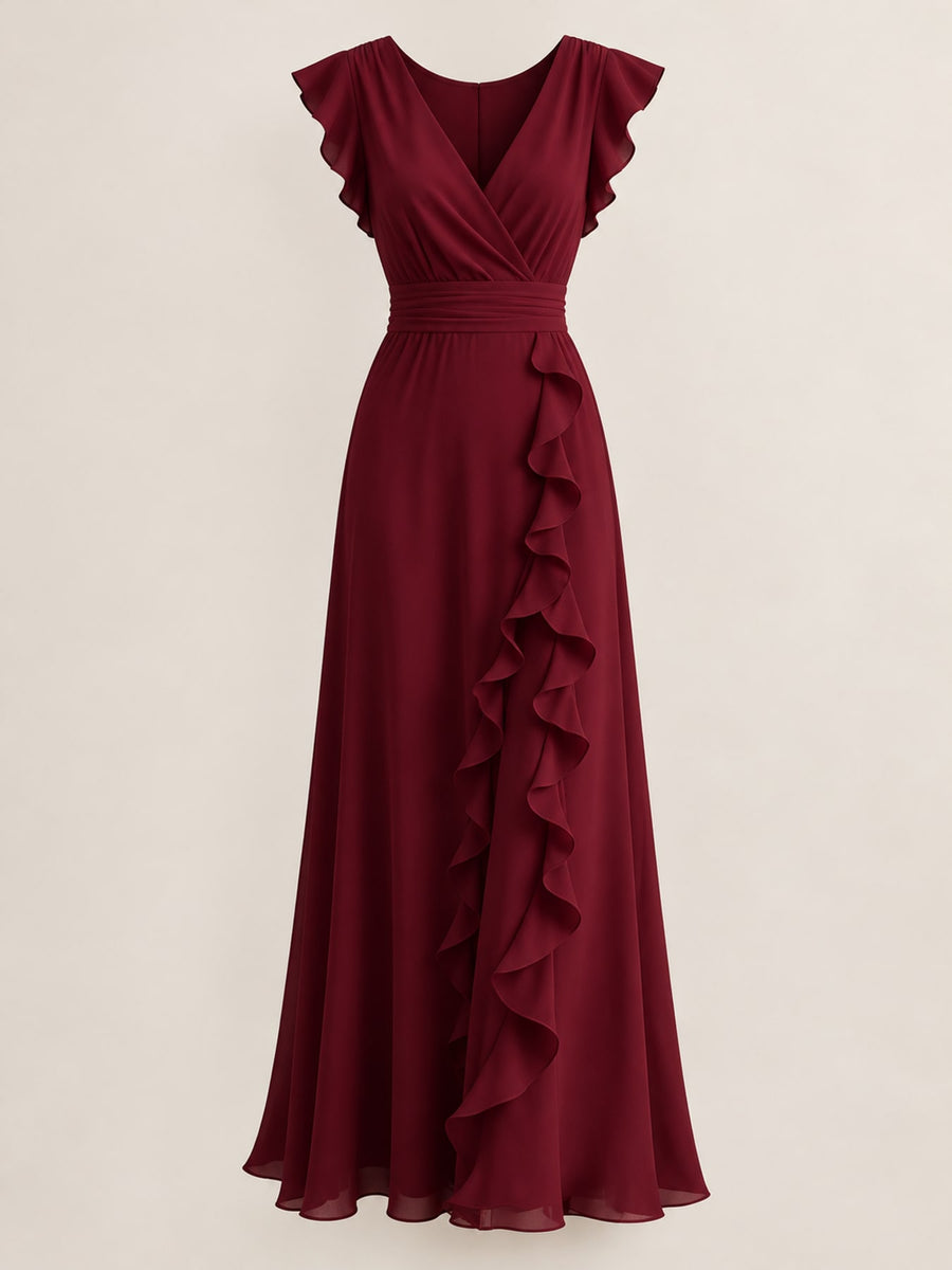 maxi dress in Apricot
