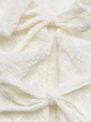 Ruffled Long-sleeve Tie-front Blouse option 7