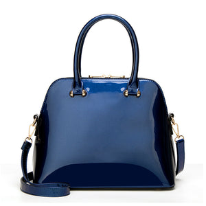 PU Leather Imported Size &amp handbag in Burgundy with structured silhouette