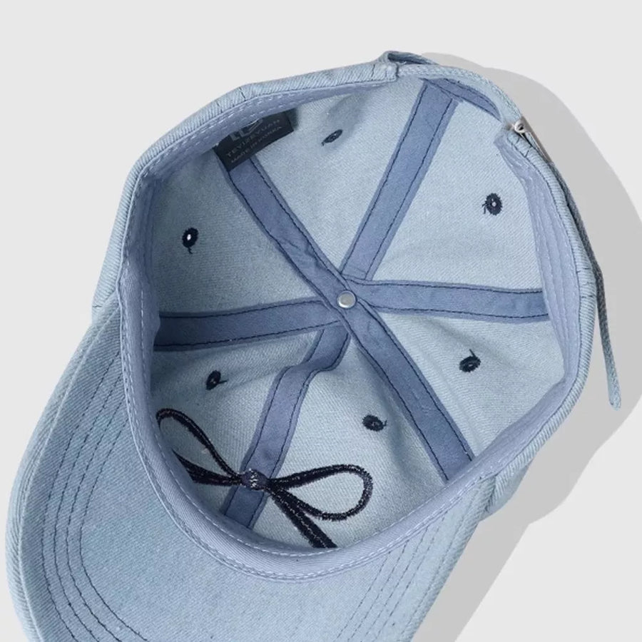 Embroidered Bow Baseball Cap option 7