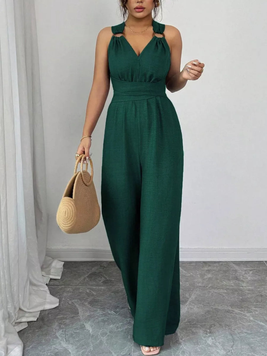 navy blue jumpsuit
