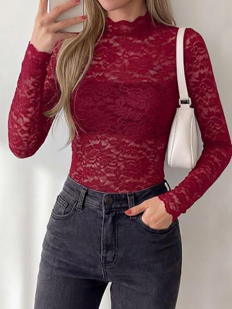 ivory blouse with pullover and floral