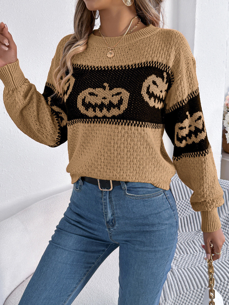 Gray pullover sweater
