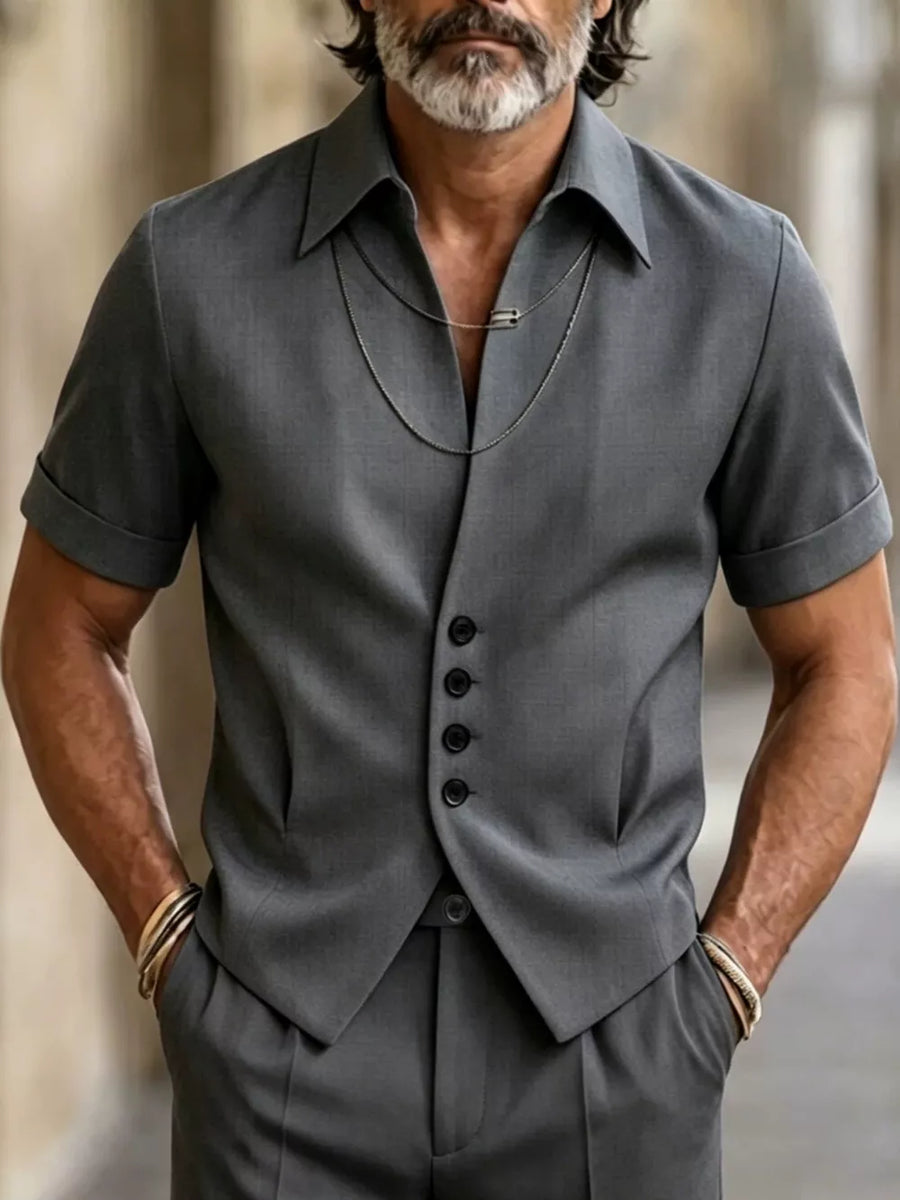 95%cotton, 5%spandex Care instructions: Machine wash cold button-down shirt in Dark Gray with slim silhouette