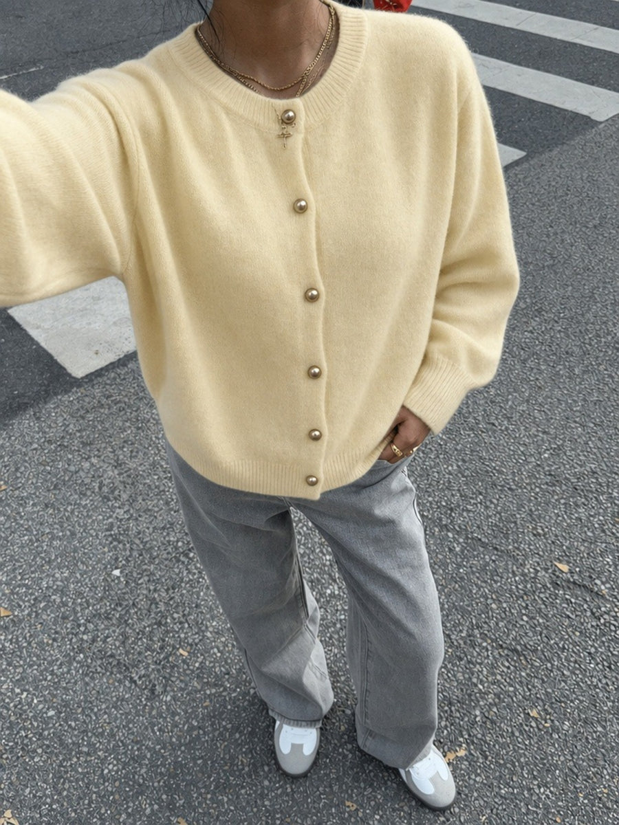 cardigan in Caramel Color