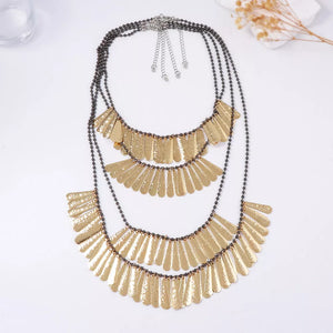 18K Gold-Plated,Iron Care instructions: Avoid wearing during exercise, as sweat necklace in Gold with straight silhouette
