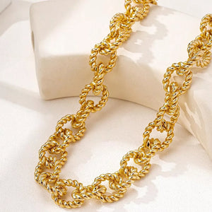 18K Gold-Plated,Alloy Care instructions: Avoid wearing during exercise, as sweat necklace in Gold with choker silhouette