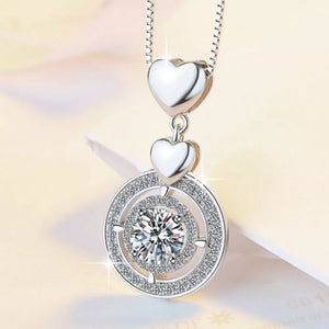 925 sterling silver,Moissanite Care instructions: Avoid wearing during exercise, necklace in Silver with straight silhouette