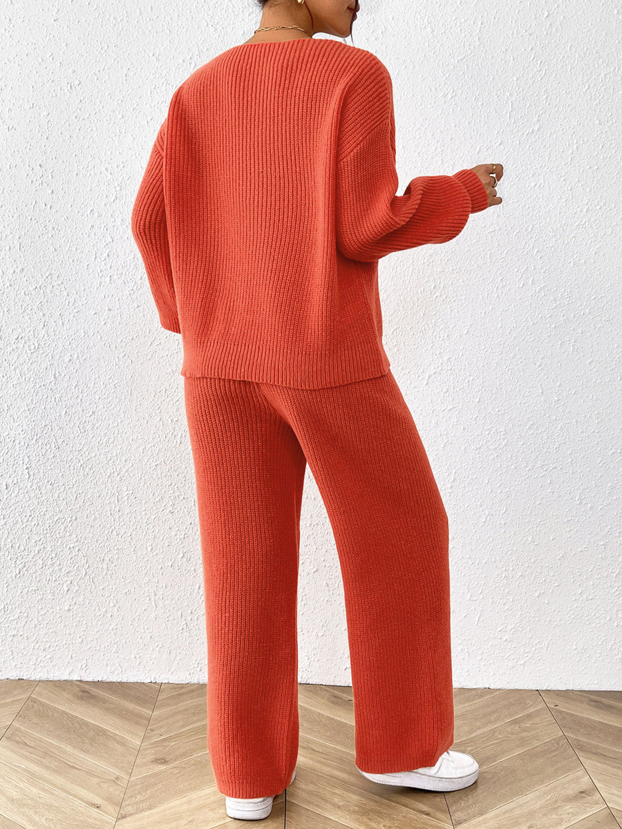 sweater set in Camel