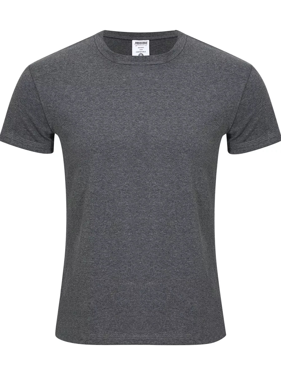 White Crew-neck Short-sleeve Top