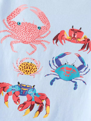Children's Crab Print Tee And Shorts Set option 4