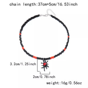 goth necklace in Black with not applicable