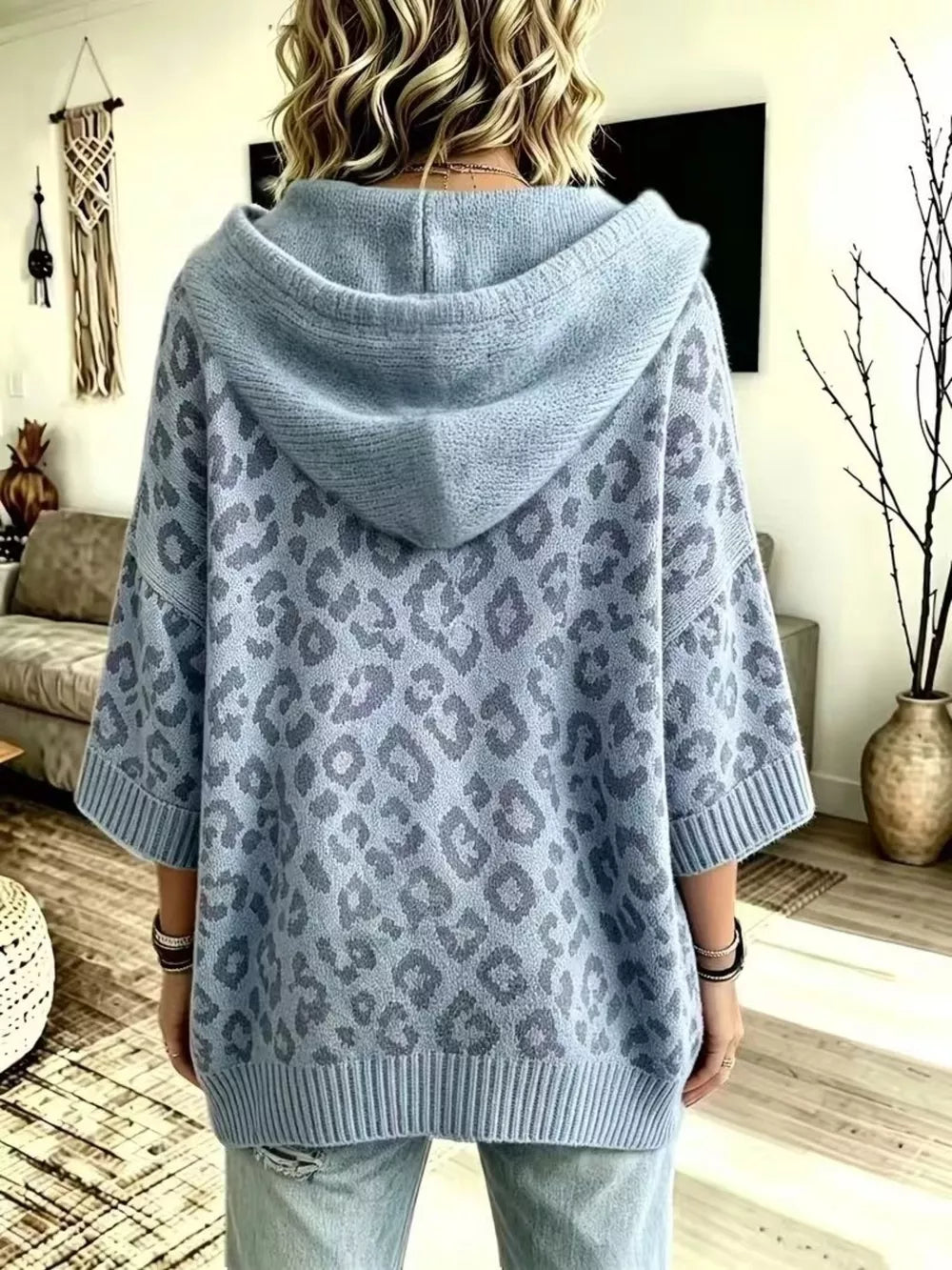 pullover hoodie in tan with drawstring and hip-length