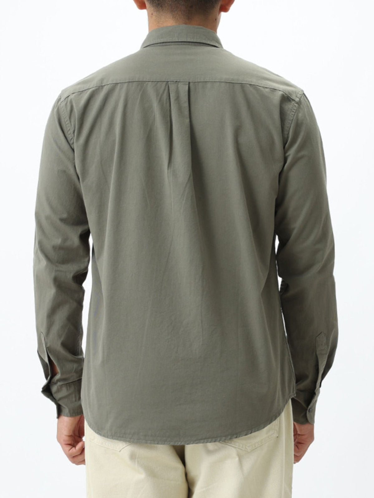 95%cotton,5%spandex Care instructions: Machine wash cold button-down shirt in Black with regular silhouette