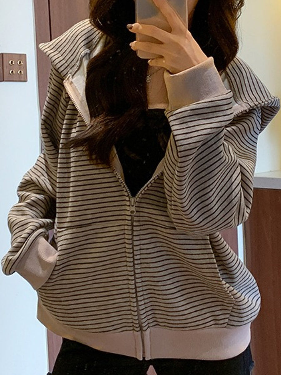 athleisure zip hoodie in charcoal with hooded