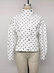 white windbreaker