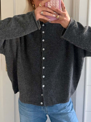 Blue cardigan