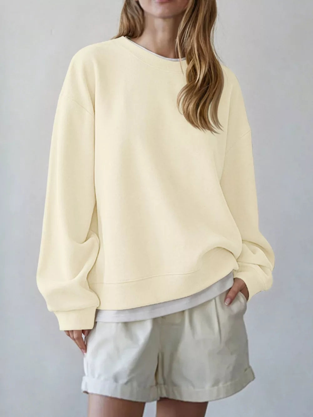 sweatshirt in Yellow-spot