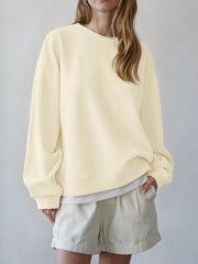 sweatshirt in Yellow-spot