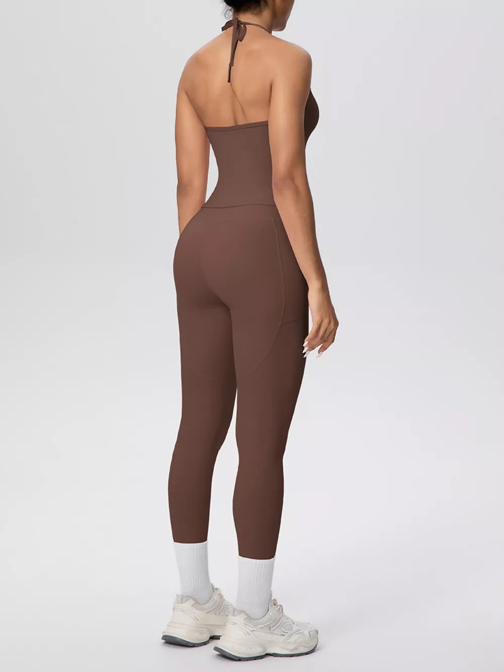 Black activewear with buttery-soft and sleeveless