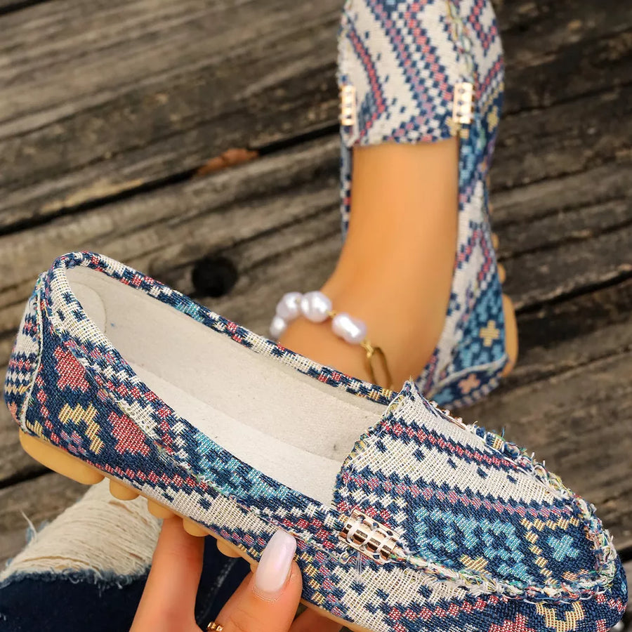 shoes featuring geometric in brown with Polyester, Rubber Imported Size &amp texture