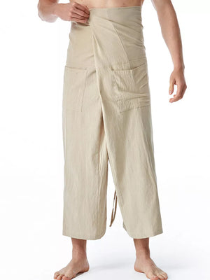 Men's Loose Fit Sweatpants With Tie Waist, view 17