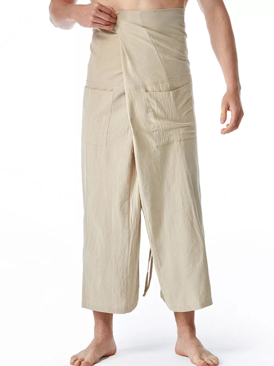 Men's Loose Fit Sweatpants With Tie Waist, view 17
