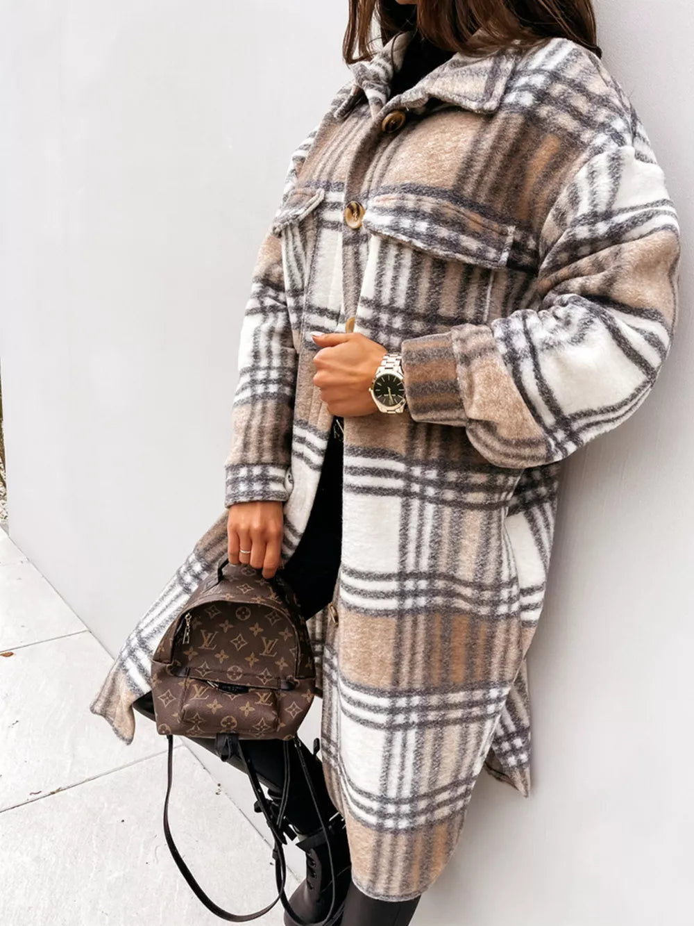 overcoat in Gray