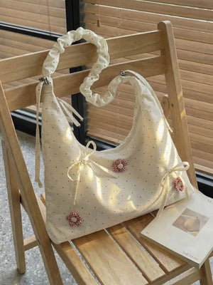 Floral Embellished Shoulder Bag option 8