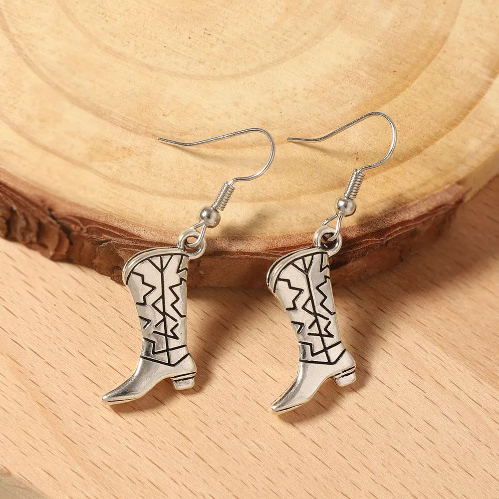 Style A earrings with short and fishhook