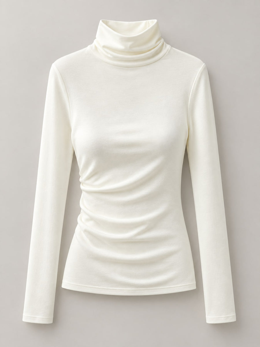Vintage Blue t-shirt with hip-length and pullover