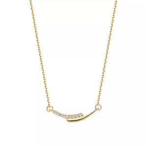 925 sterling silver,Rhinestone Care instructions: Avoid wearing during exercise, necklace in White Gold with delicate