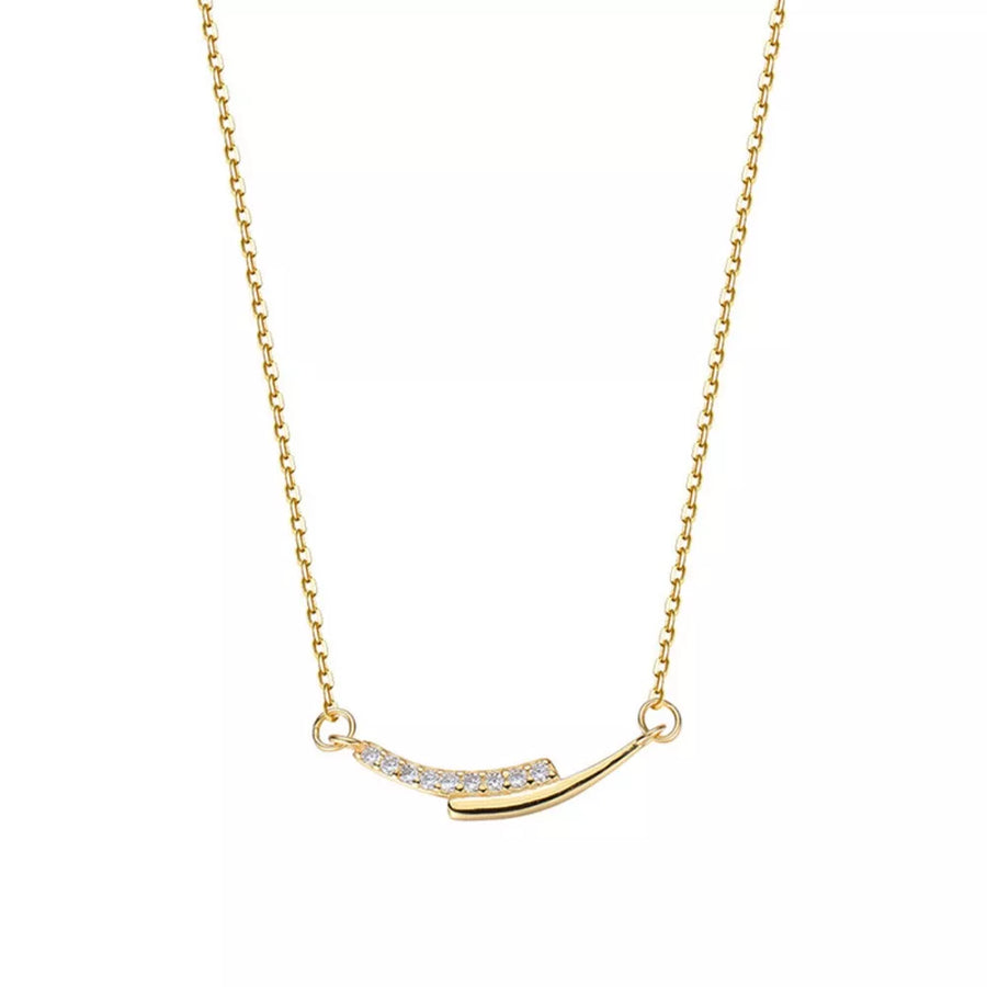 925 sterling silver,Rhinestone Care instructions: Avoid wearing during exercise, necklace in White Gold with delicate