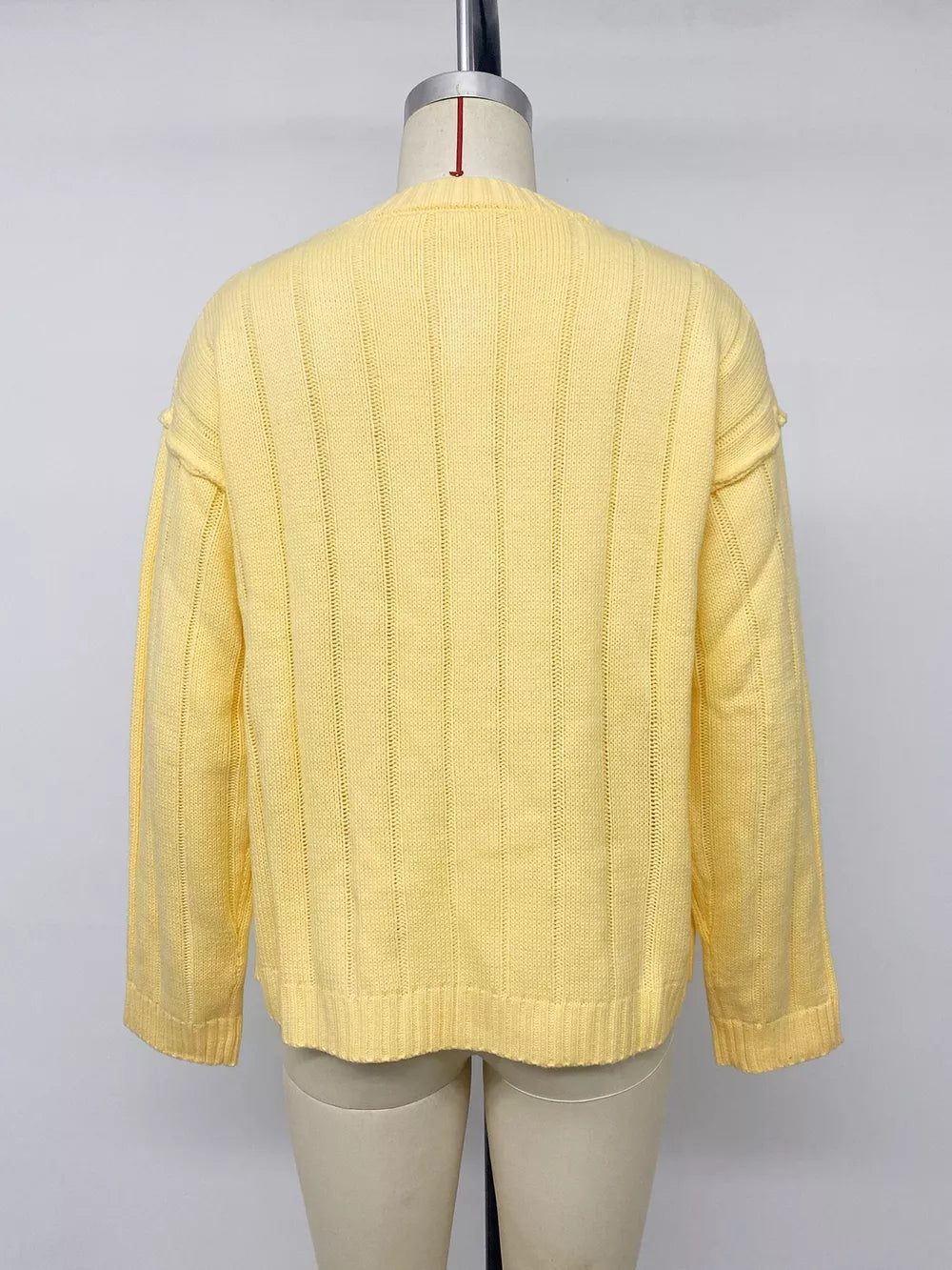 Button Up Dropped Shoulder Cardigan option 14
